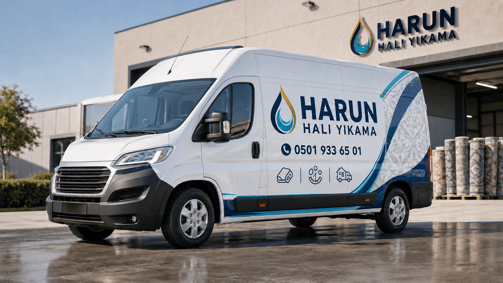 Harun Halı Yıkama Bursa servis aracı ve adresten teslimat hizmeti